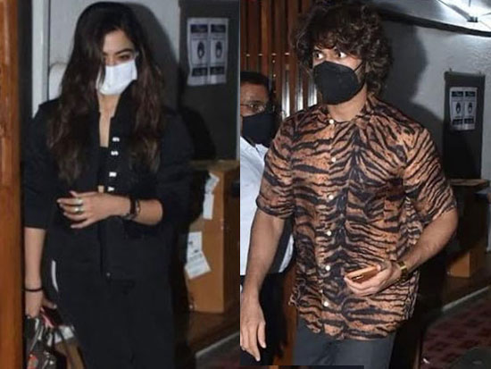 Rashmika And Vijay Chilling Out Together In Mumbai